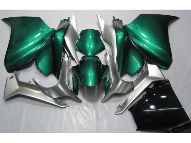 2010-2013 Vert Écume De Mer & Argent Honda VFR1200 Carénage Moto 2010-2013 Vert Écume De Mer & Argent Honda VFR1200 Carénage Moto