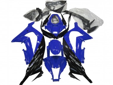 2011-2015 Bleu Brillant & Noir Kawasaki ZX10R Carénage Moto