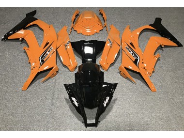 2011-2015 Orange Brillant & Logos Kawasaki ZX10R Carénage Moto