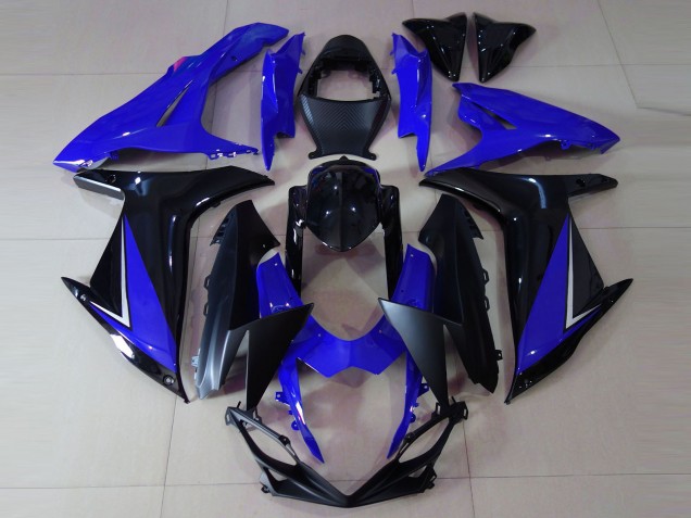 2011-2024 Bleu Brillant & Noir Suzuki GSXR 600-750 Carénage Moto