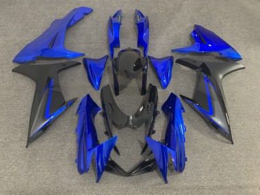 2011-2024 Bleu Noir & Gris Suzuki GSXR 600-750 Carénage Moto
