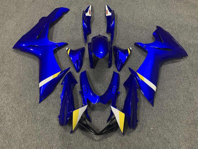 2011-2024 Bleu Profond De Marque Suzuki Suzuki GSXR 600-750 Carénage Moto 2011-2024 Bleu Profond De Marque Suzuki Suzuki GSXR 600-750 Carénage Moto