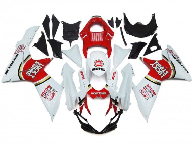 2011-2024 Lucky Strike Avec Cercle D'Or Suzuki GSXR 600-750 Carénage Moto