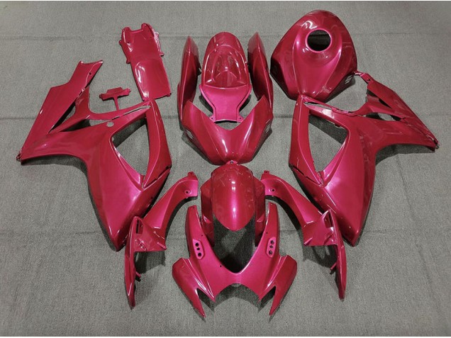 2011-2024 Rose Perle Suzuki GSXR 600-750 Carénage Moto 2011-2024 Rose Perle Suzuki GSXR 600-750 Carénage Moto