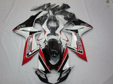 2011-2024 Rouge Blanc & Noir Suzuki GSXR 600-750 Carénage Moto