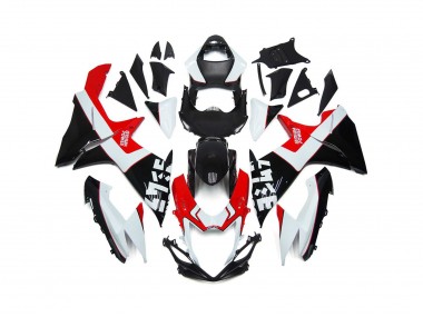 2011-2024 Rouge & Noir Personnalisés Avec Logos Suzuki GSXR 600-750 Carénage Moto