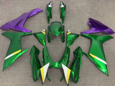 2011-2024 Vert Brillant & Violet Suzuki GSXR 600-750 Carénage Moto