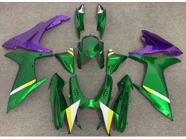 2011-2024 Vert Brillant & Violet Suzuki GSXR 600-750 Carénage Moto
