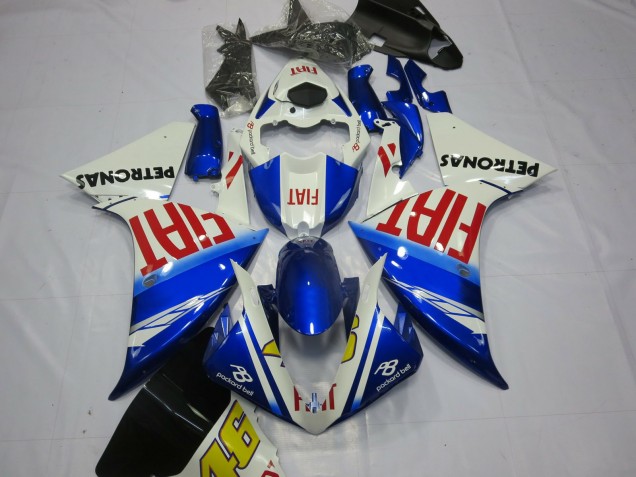 2012-2014 Fiat Avec Bleu Clair Yamaha R1 Carénage Moto 2012-2014 Fiat Avec Bleu Clair Yamaha R1 Carénage Moto