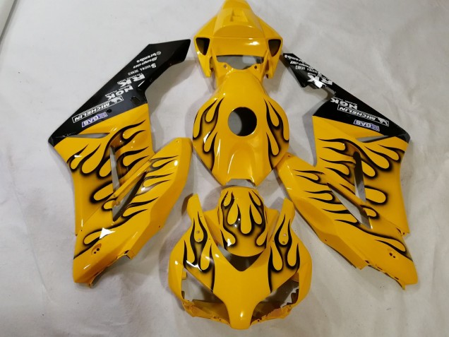 2012-2016 Jaune Personnalisé Flamme Honda CBR1000RR Carénage Moto 2012-2016 Jaune Personnalisé Flamme Honda CBR1000RR Carénage Moto