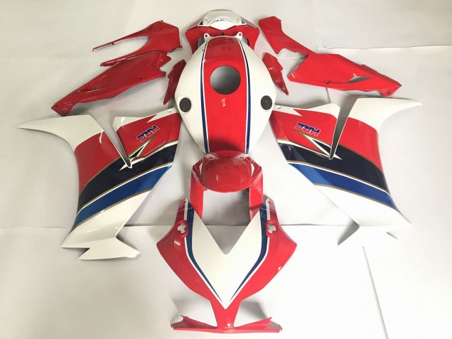2012-2016 Rouge Avec Blanc / Bleu Honda CBR1000RR Carénage Moto 2012-2016 Rouge Avec Blanc / Bleu Honda CBR1000RR Carénage Moto
