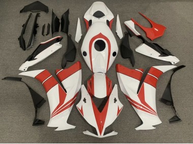 2012-2016 Rouge Brillant & Blanc Honda CBR1000RR Carénage Moto