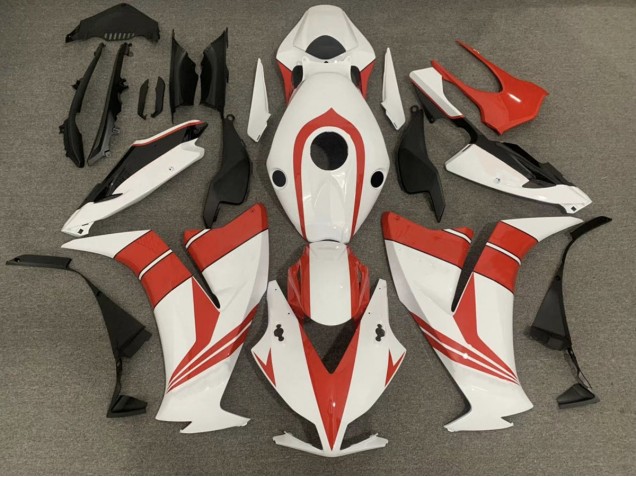 2012-2016 Rouge Brillant & Blanc Honda CBR1000RR Carénage Moto 2012-2016 Rouge Brillant & Blanc Honda CBR1000RR Carénage Moto
