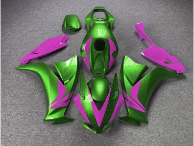 2012-2016 Vert Brillant & Rose Honda CBR1000RR Carénage Moto