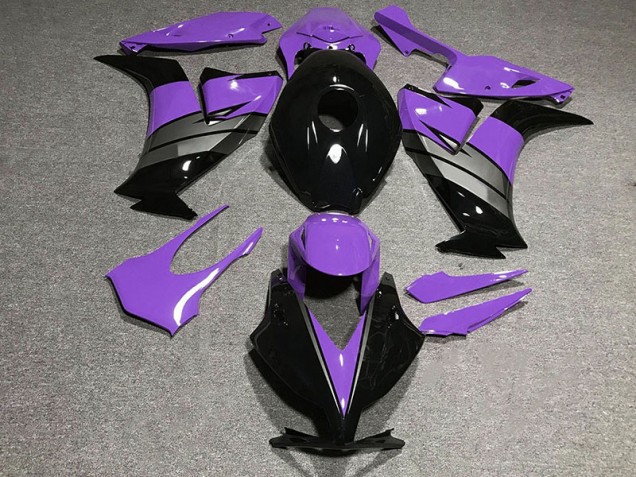 2012-2016 Violet Brillant Noir & Gris Honda CBR1000RR Carénage Moto 2012-2016 Violet Brillant Noir & Gris Honda CBR1000RR Carénage Moto