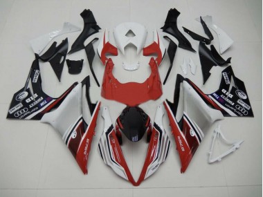 2013-2016 Style Rouge Blanc & Noir Triumph Daytona 675 Carénage Moto