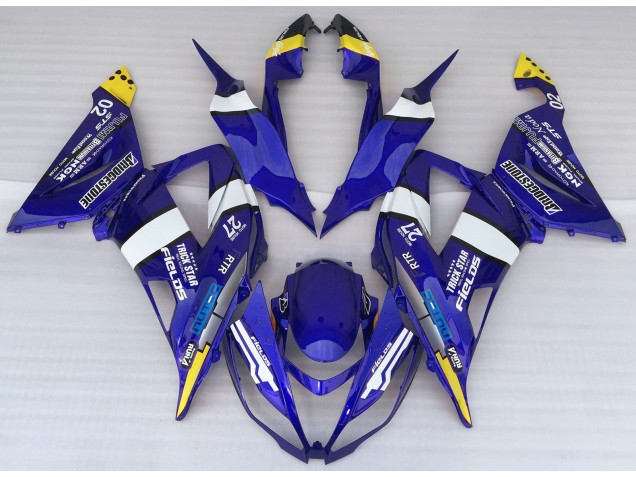2013-2018 Modèle Bleu Kawasaki ZX6R Carénage Moto