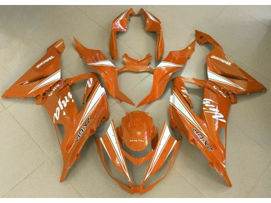 2013-2018 Ninja Orange Kawasaki ZX6R Carénage Moto