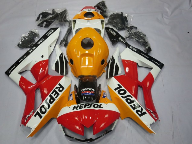 2013-2023 Blanc Repsol Honda CBR600RR Carénage Moto 2013-2023 Blanc Repsol Honda CBR600RR Carénage Moto