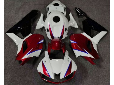 2013-2023 Rouge Brillant Blanc & Bleu Honda CBR600RR Carénage Moto