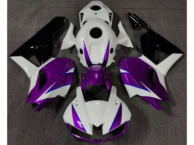 2013-2023 Violet Brillant Blanc & Bleu Honda CBR600RR Carénage Moto