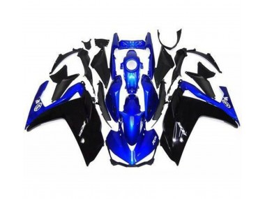 2015-2018 Noir Brillant & Bleu Yamaha R3 Carénage Moto