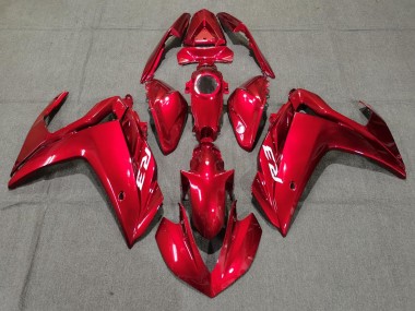 2015-2018 Rouge Brillant Yamaha R3 Carénage Moto