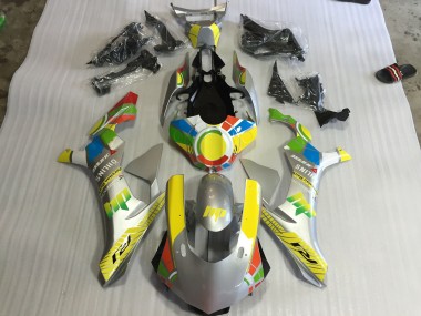 2015-2019 Argent Yamaha R1 Carénage Moto