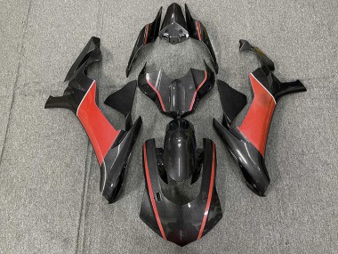 2015-2019 Fiber De Carbone & Rouge Yamaha R1 Carénage Moto