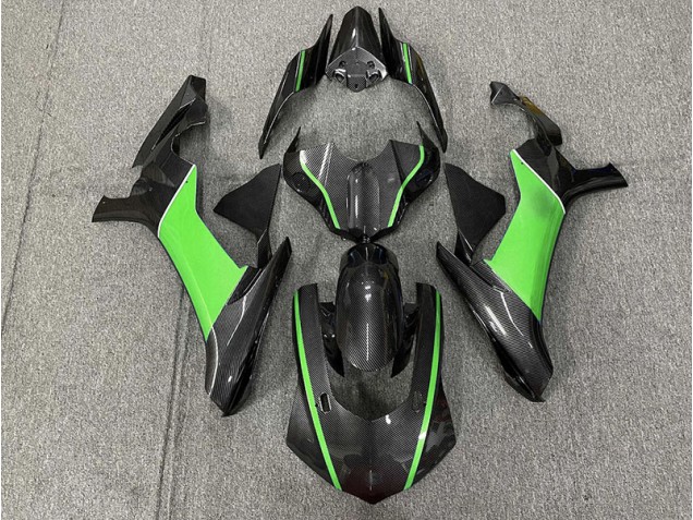 2015-2019 Fibre De Carbone & Vert Yamaha R1 Carénage Moto 2015-2019 Fibre De Carbone & Vert Yamaha R1 Carénage Moto