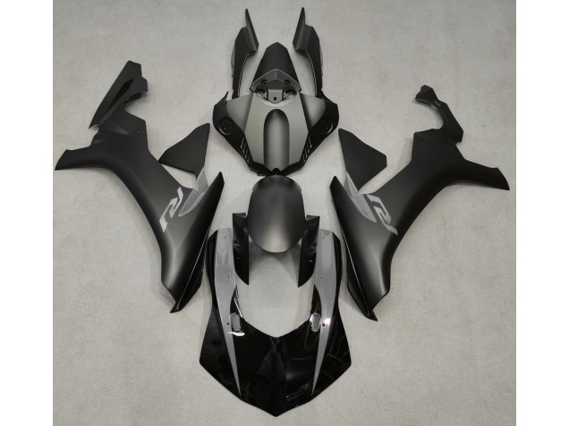 2015-2019 Noir Mat & Gris Yamaha R1 Carénage Moto 2015-2019 Noir Mat & Gris Yamaha R1 Carénage Moto