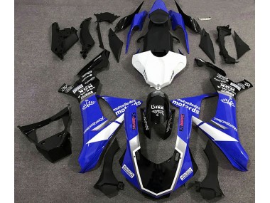 2015-2019 Style De Logo Bleu Brillant Yamaha R1 Carénage Moto