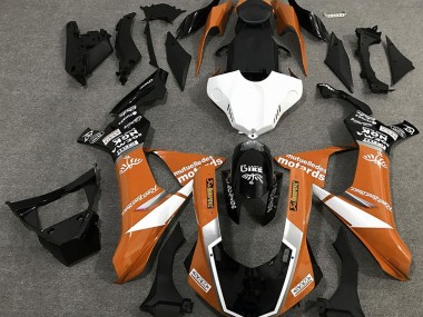 2015-2019 Style De Logo Orange Brillant Yamaha R1 Carénage Moto