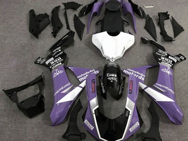 2015-2019 Style De Logo Violet Brillant Yamaha R1 Carénage Moto