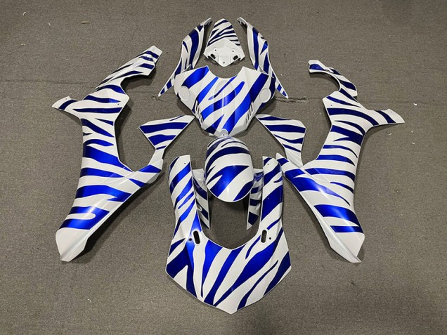 2015-2019 Zèbre Bleu Yamaha R1 Carénage Moto 2015-2019 Zèbre Bleu Yamaha R1 Carénage Moto