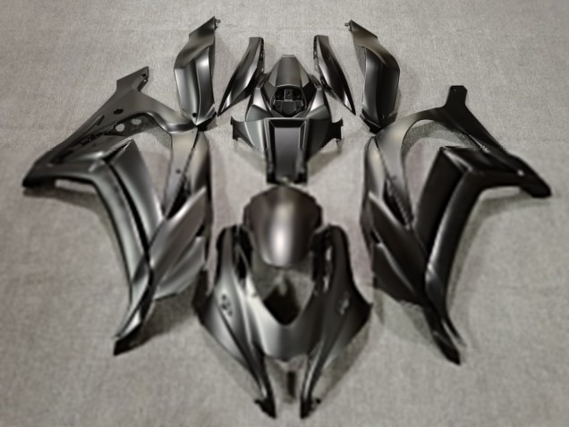 2016-2019 Argent Métal Mat Kawasaki ZX10R Carénage Moto 2016-2019 Argent Métal Mat Kawasaki ZX10R Carénage Moto