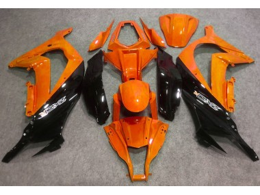 2016-2019 Orange Brillant & Noir Kawasaki ZX10R Carénage Moto