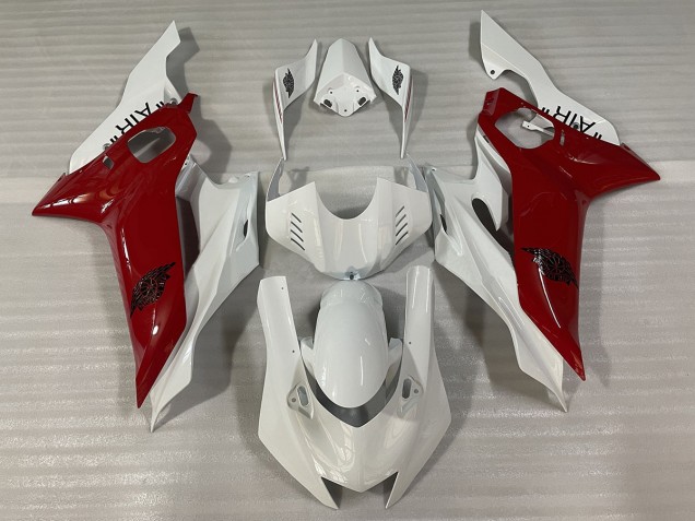 2017-2021 Bianco Lucido E Rosso J AIR Yamaha R6 Carénage Moto 2017-2021 Bianco Lucido E Rosso J AIR Yamaha R6 Carénage Moto