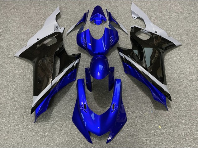 2017-2021 Ciment Noir & Bleu Yamaha R6 Carénage Moto 2017-2021 Ciment Noir & Bleu Yamaha R6 Carénage Moto