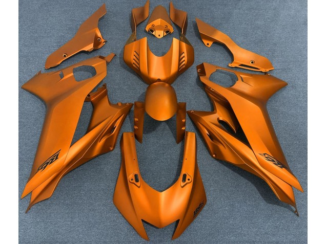 2017-2021 Orange Vif Mat Yamaha R6 Carénage Moto 2017-2021 Orange Vif Mat Yamaha R6 Carénage Moto