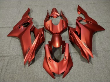 2017-2021 Rouge Mat Yamaha R6 Carénage Moto