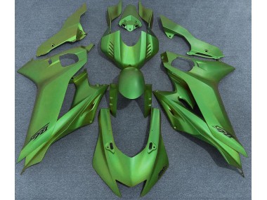 2017-2021 Vert Mat Yamaha R6 Carénage Moto