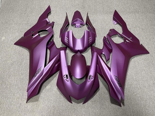 2017-2021 Violet Foncé Mat Yamaha R6 Carénage Moto 2017-2021 Violet Foncé Mat Yamaha R6 Carénage Moto