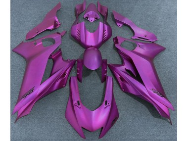 2017-2021 Violet Vif Mat Yamaha R6 Carénage Moto