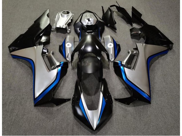 2017-2023 Argent & Noir & Bleu Honda CBR1000RR Carénage Moto 2017-2023 Argent & Noir & Bleu Honda CBR1000RR Carénage Moto