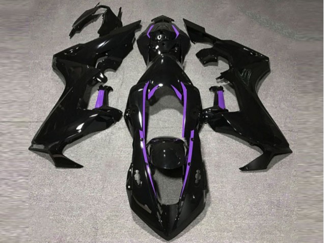 2017-2023 Doublure Noire Brillante & Violette Honda CBR1000RR Carénage Moto 2017-2023 Doublure Noire Brillante & Violette Honda CBR1000RR Carénage Moto