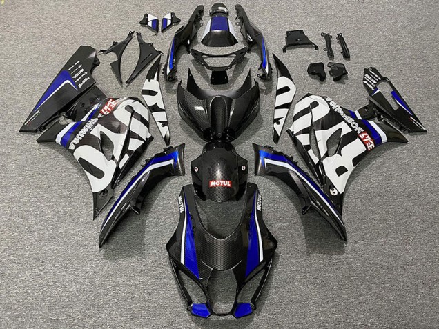 2017-2023 Fiber De Carbone Style & Bleu Suzuki GSXR 1000 Carénage Moto 2017-2023 Fiber De Carbone Style & Bleu Suzuki GSXR 1000 Carénage Moto