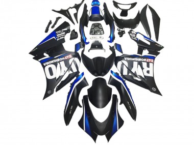 2017-2023 Noir Mat & Bleu Suzuki GSXR 1000 Carénage Moto