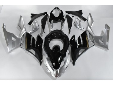 2018-2023 Argent & Noir Kawasaki Ninja 400 Carénage Moto