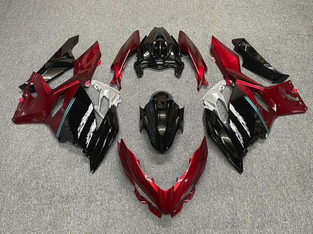 2018-2023 Rouge & Noir Kawasaki Ninja 400 Carénage Moto 2018-2023 Rouge & Noir Kawasaki Ninja 400 Carénage Moto